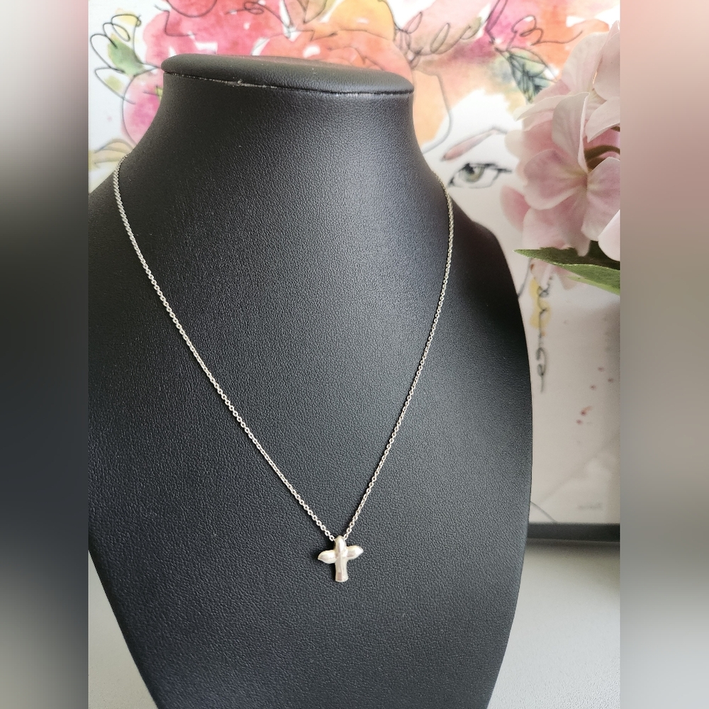 Tiffany & Co. Dove Bird 925 Silver  Pendant Necklace RETIRED